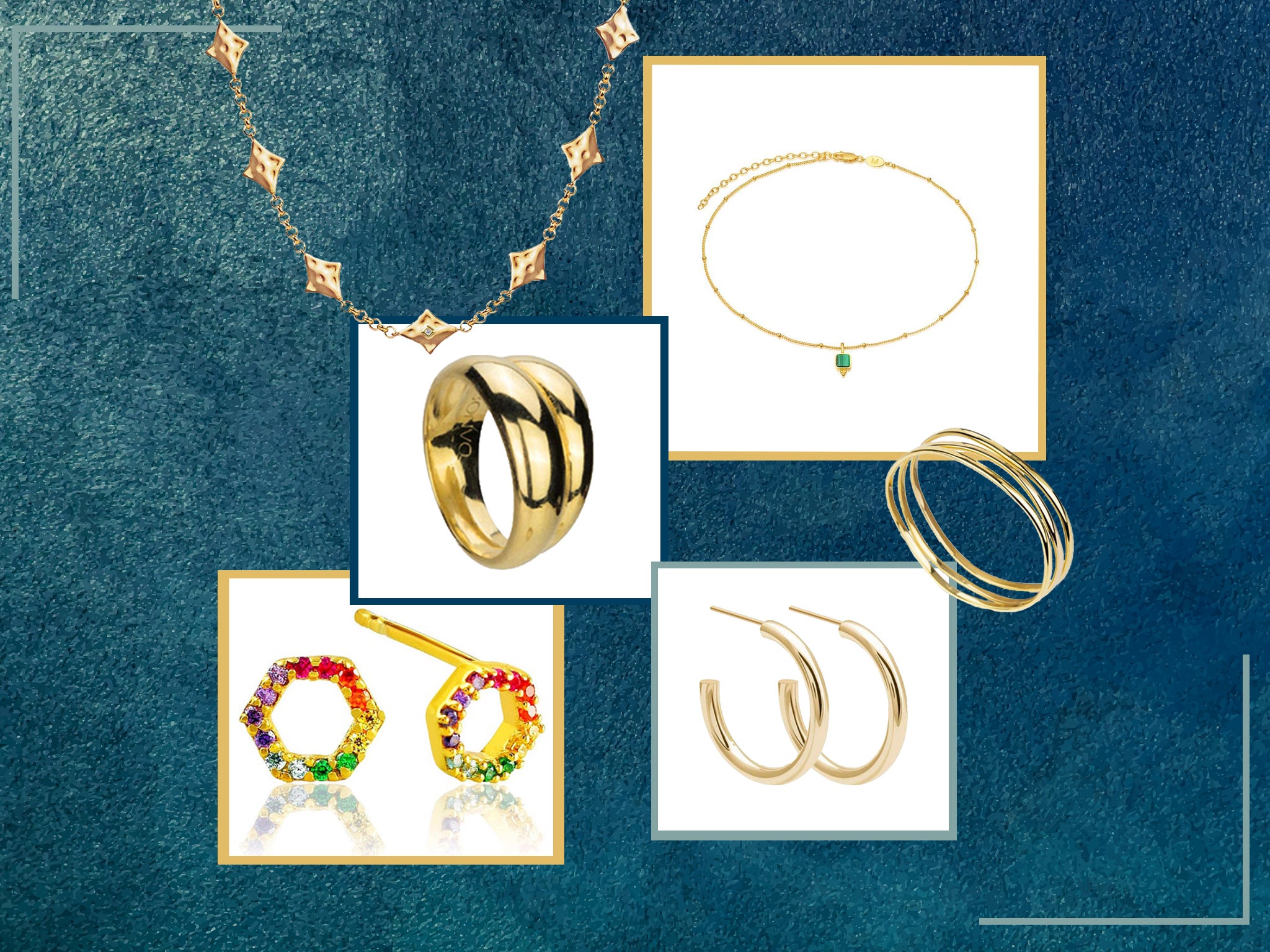 Jewellery Christmas gift guide Anna + nina, Missoma, Edge of Ember and
